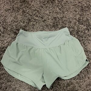 Women's Light Green Shorts